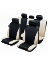 Funda de asiento de coche universal para Break y Sedan en negro y beige